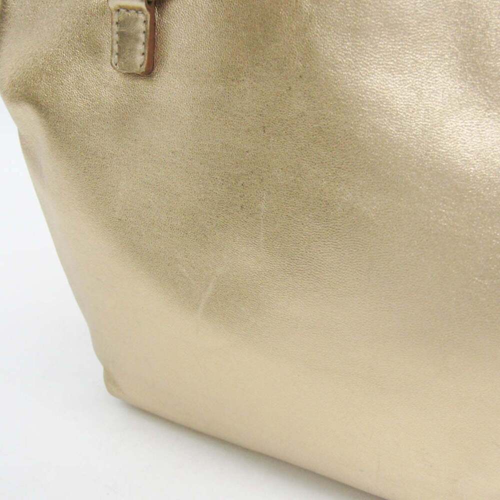PRADA Gold Leather Shoulder Bag - Picture 6 of 14